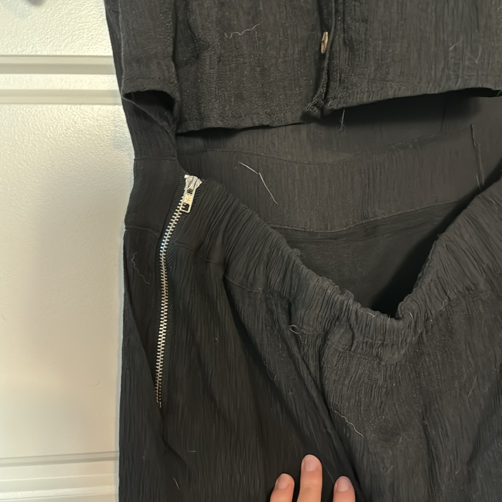 Mod Ref Black Backless Jumpsuit - image 5
